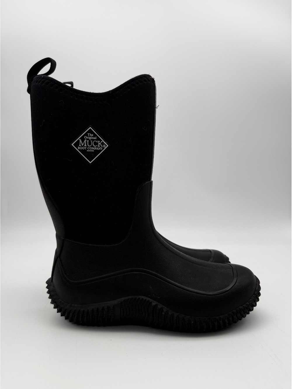 Muck Boot Company Kids Tall Black Neoprene Waterproof Rain Snow Boots Size 2
